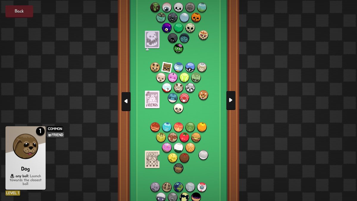 Saloon table with special balls